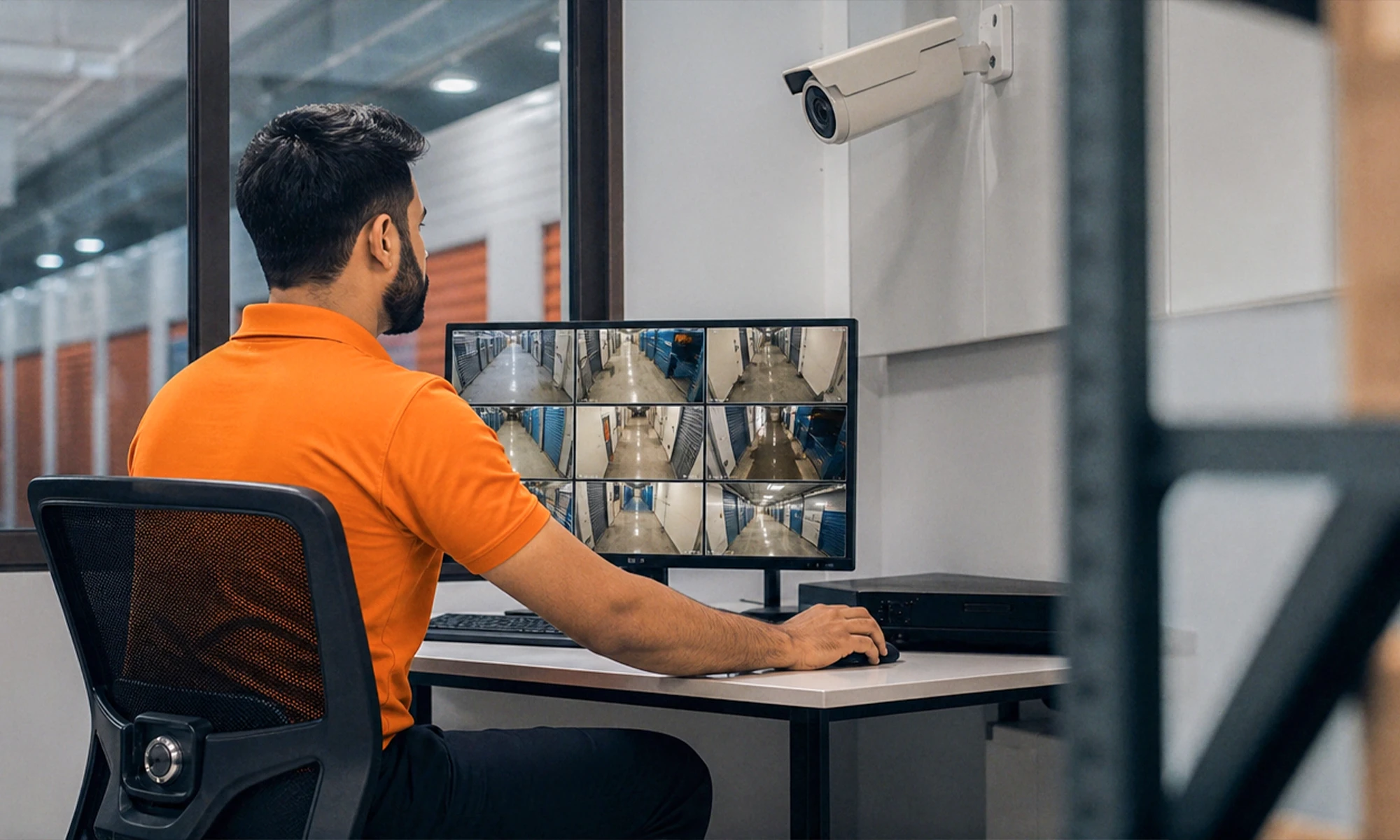 CCTV and Controlled Warehouse Access
